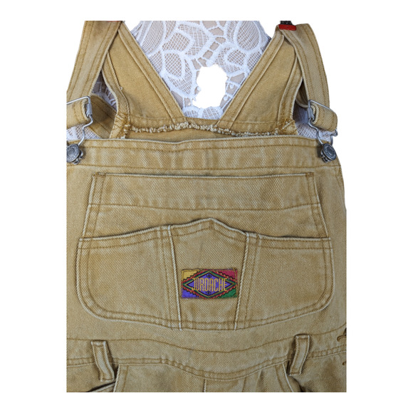 NWT Vintage Jordache Gold Overalls L - Picture 2 of 8